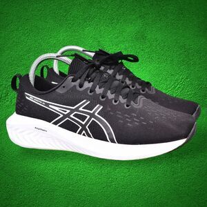 Asics Womens Gel Excite 10 1012B420 Black Running Shoes Sneakers Size 7.5 Wide